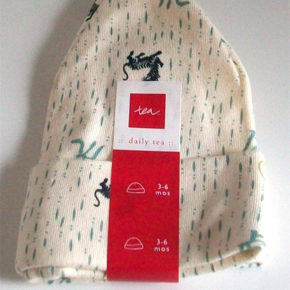 TEA COLLECTION INFANT HAT NWT Daily Tea 3-6 / 6-12 - Picture 1 of 5